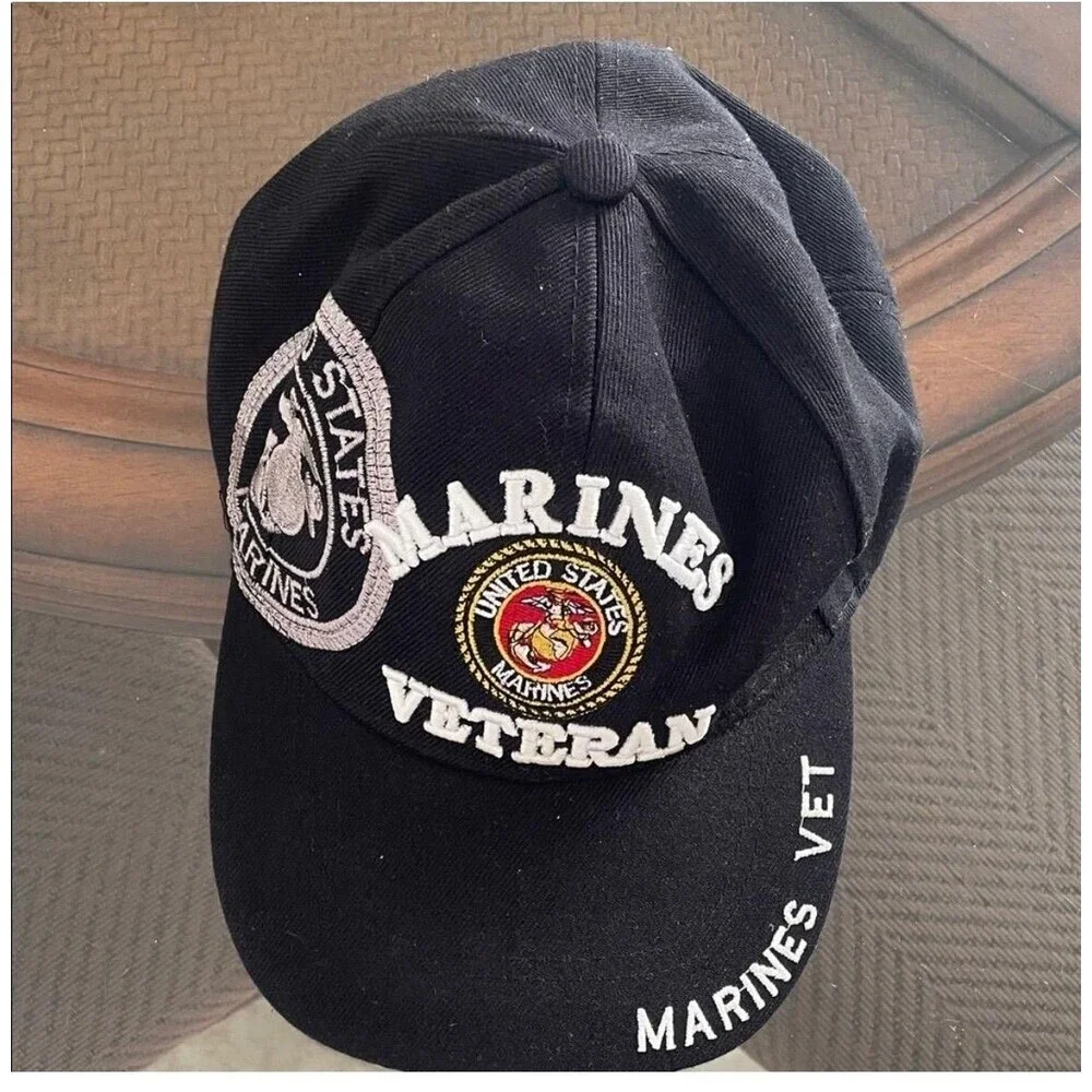 United States Marines Veteran Vet Cap Hat TK Sports One Size FREE US SHIP